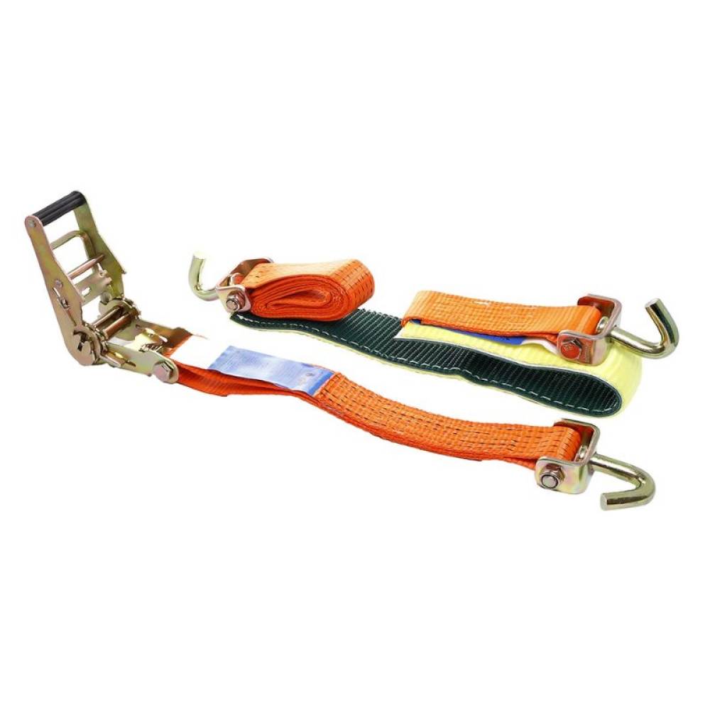 Chinga ancorare autoturisme peste roata, cu intaritura si de banda 50mm, carlige rotative, lungime 3.5m, Carmotion 83070