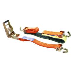 Chinga ancorare autoturisme peste roata, cu intaritura si de banda 50mm, carlige rotative, lungime 3.5m, Carmotion 83070