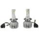 Set 2 becuri H7-H18, 2 x LED CSP, 12V, 60W, 7200 LM, 6000K, 400%, cu radiator ventilat, Seria HL Retrofit, Carmotion Vision 83310