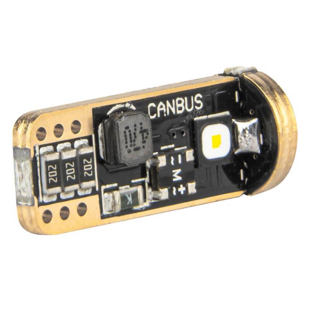Set 2 becuri T10, W5W, 3SMD 3838, 12-24V, alb, Canbus, Amio 04246