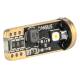 Set 2 becuri T10, W5W, 3SMD 3838, 12-24V, alb, Canbus, Amio 04246