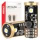 Set 2 becuri T10, W5W, 3SMD 3838, 12-24V, alb, Canbus, Amio 04246