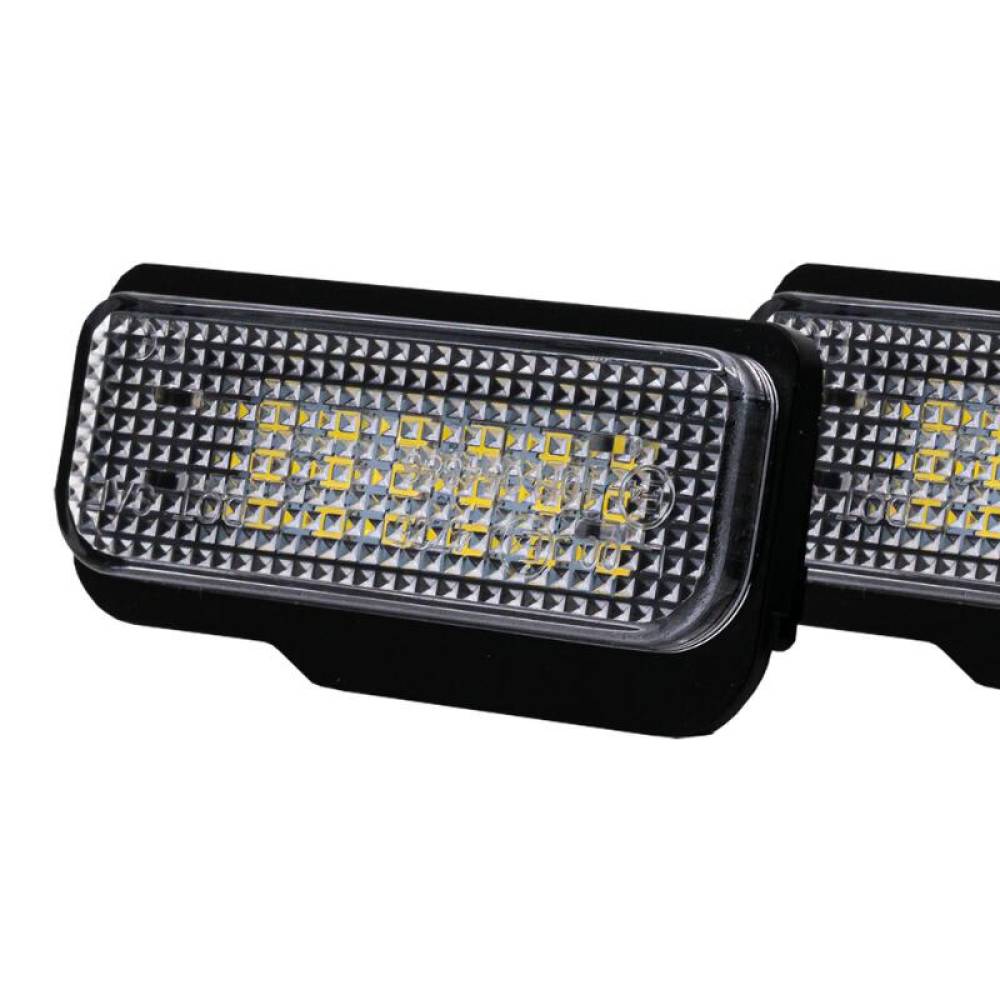 Set 2 bucati lampa numar, LED, CLP16 MERCEDES-BENZ C, E,  CLS, SLK, TESLA S, AMIO 04559