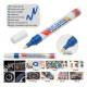 Marker vopsea pe baza de ulei, impermeabil, albastru. set 12buc, BK LIT.SA101 PK39