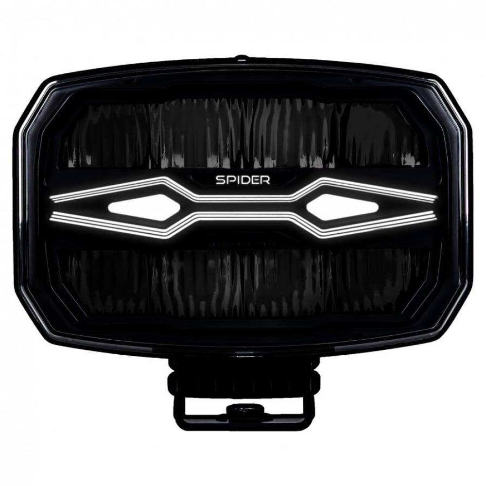 Proiector 220x123, faza lunga, LED X-SPIDER NINJA, cu pozitie si functie stroboscopica & wellcome, 80W, L3443