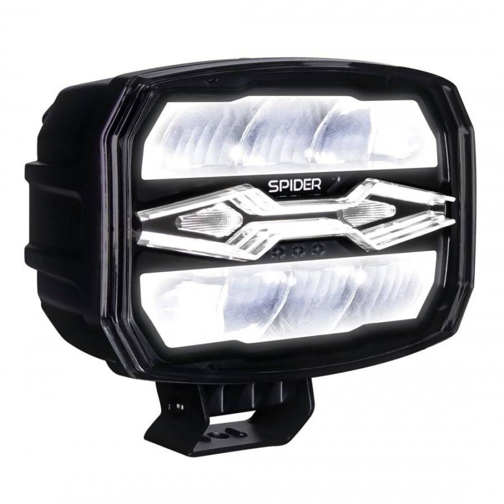 Proiector 220x123, faza lunga, LED X-SPIDER NINJA, cu pozitie si functie stroboscopica & wellcome, 80W, L3443