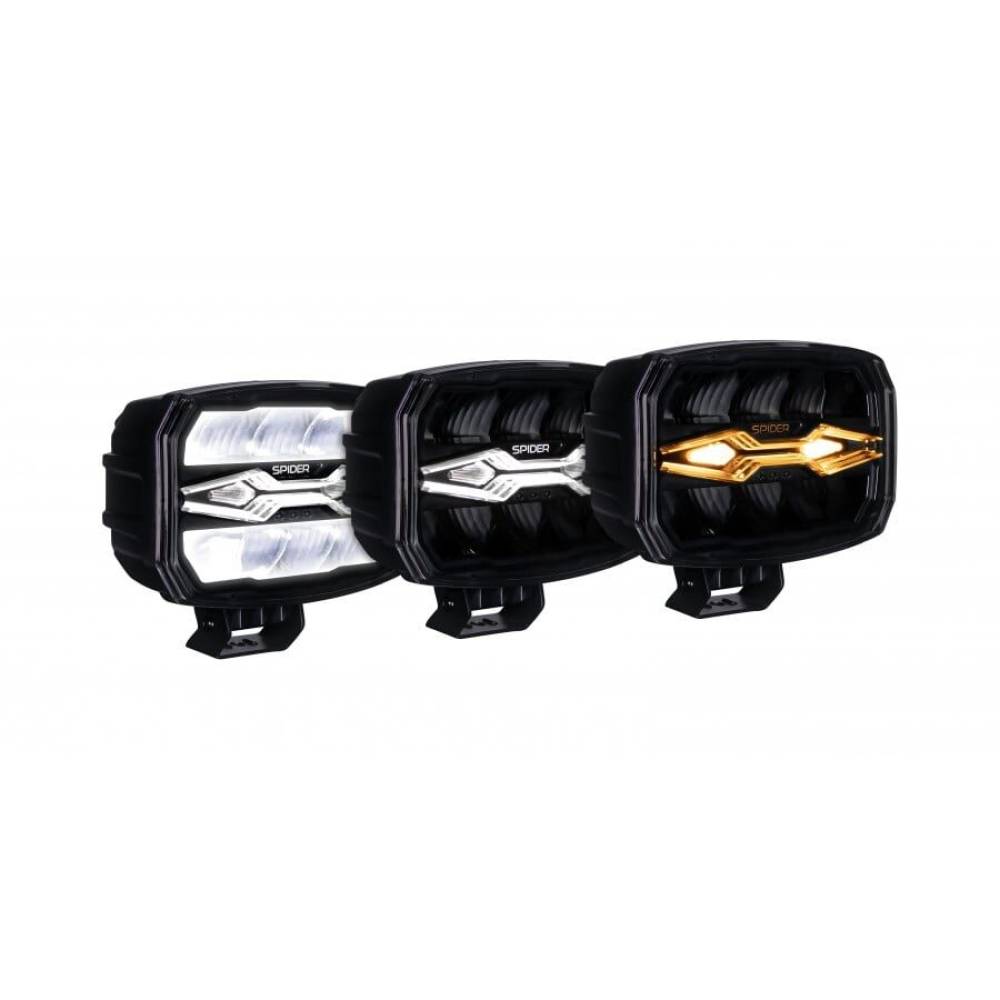 Proiector 220x123, faza lunga, LED X-SPIDER NINJA, cu pozitie si functie stroboscopica & wellcome, 80W, L3443
