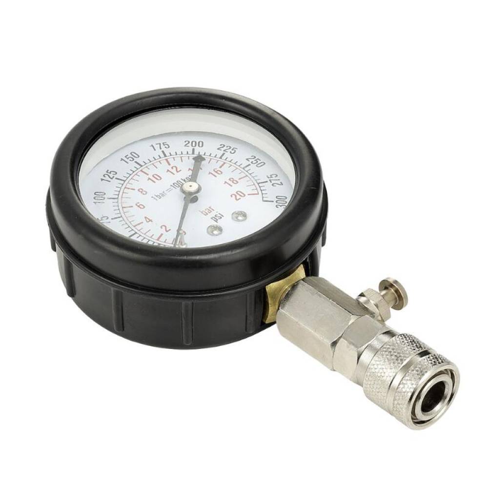 Set testare compresie cilindri pentru motoare pe benzină, cu manometru și adaptoare, Carmotion 63579 Set testare compresie cilindri pentru motoare pe benzină, cu manometru și adaptoare, Carmotion 63579