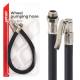 Furtun pentru pistol aer, 40cm, cu conector la valva, Amio