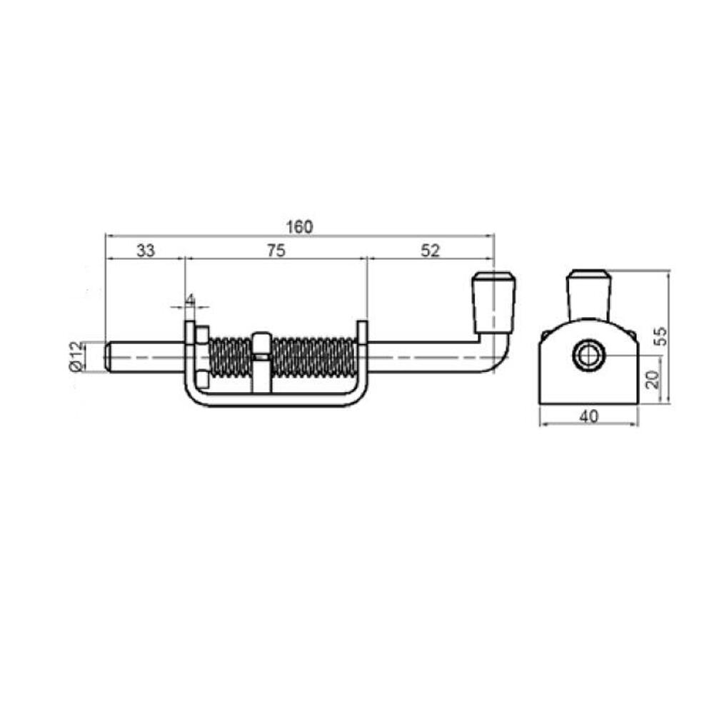 Inchizator oblon cu arc, zavor remorca camion, otel zincat, 160 x fi12mm, bk uh09 Inchizator oblon cu arc, zavor remorca camion, otel zincat, 160 x fi12mm, bk uh09