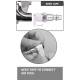 Set accesorii compresor aer, cu furtun spiralat, pistol suflare, conectori, duze si cuple rapide universale, set 20piese, RK49