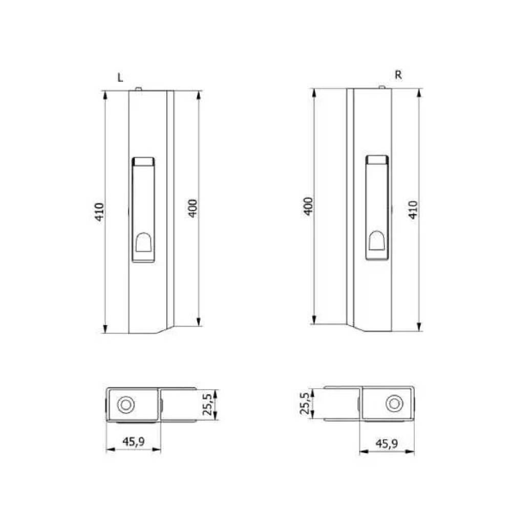 Inchizator oblon interior stg, profil aluminiu, maner otel zincat, 400mm, bkuh11 Inchizator oblon interior stg, profil aluminiu, maner otel zincat, 400mm, bkuh11