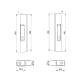 Inchizator oblon interior stg, profil aluminiu, maner otel zincat, 400mm, bkuh11 Inchizator oblon interior stg, profil aluminiu, maner otel zincat, 400mm, bkuh11
