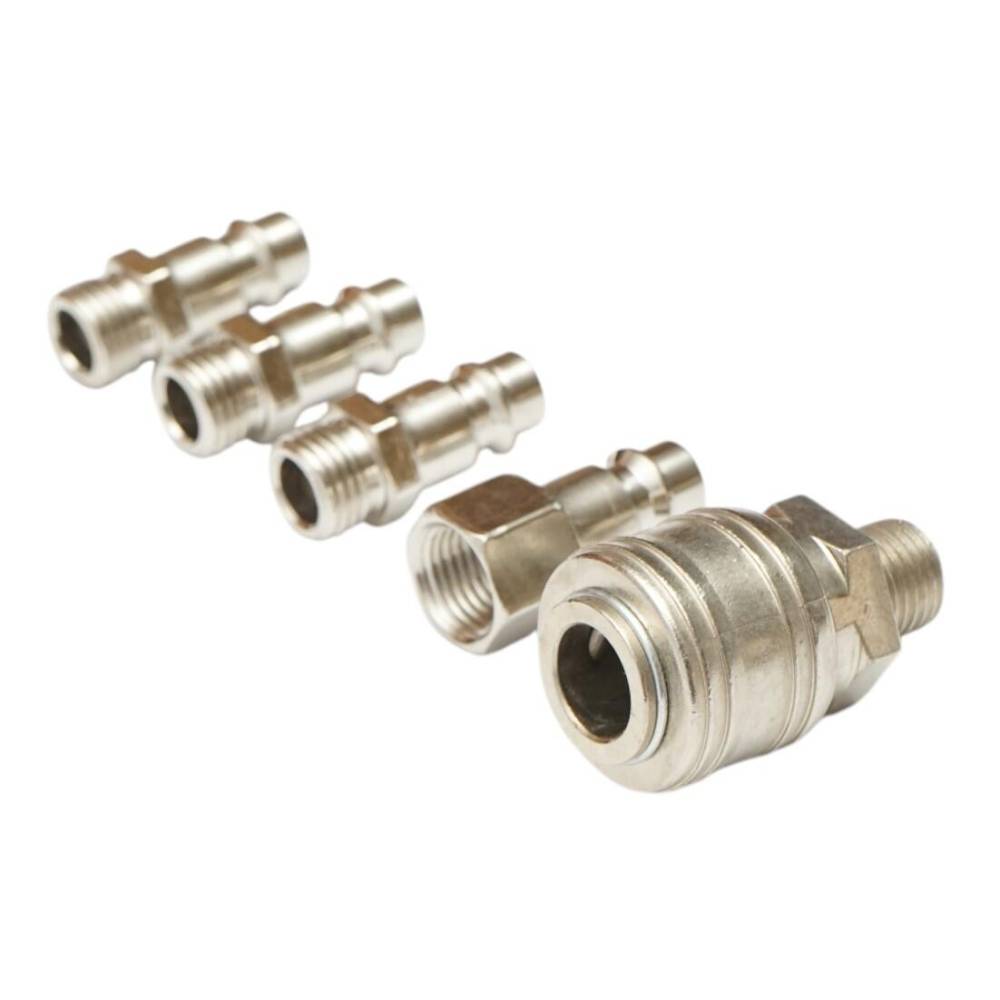 Set5 mufa rapida pentru aer comprimat, cupla rapida cu filet + 4 adaptoare, 1/4