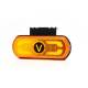 Lampa gabarit 134x53, ovala, cu suport, galben, marcaj V, LED, Formplas BKUJ84
