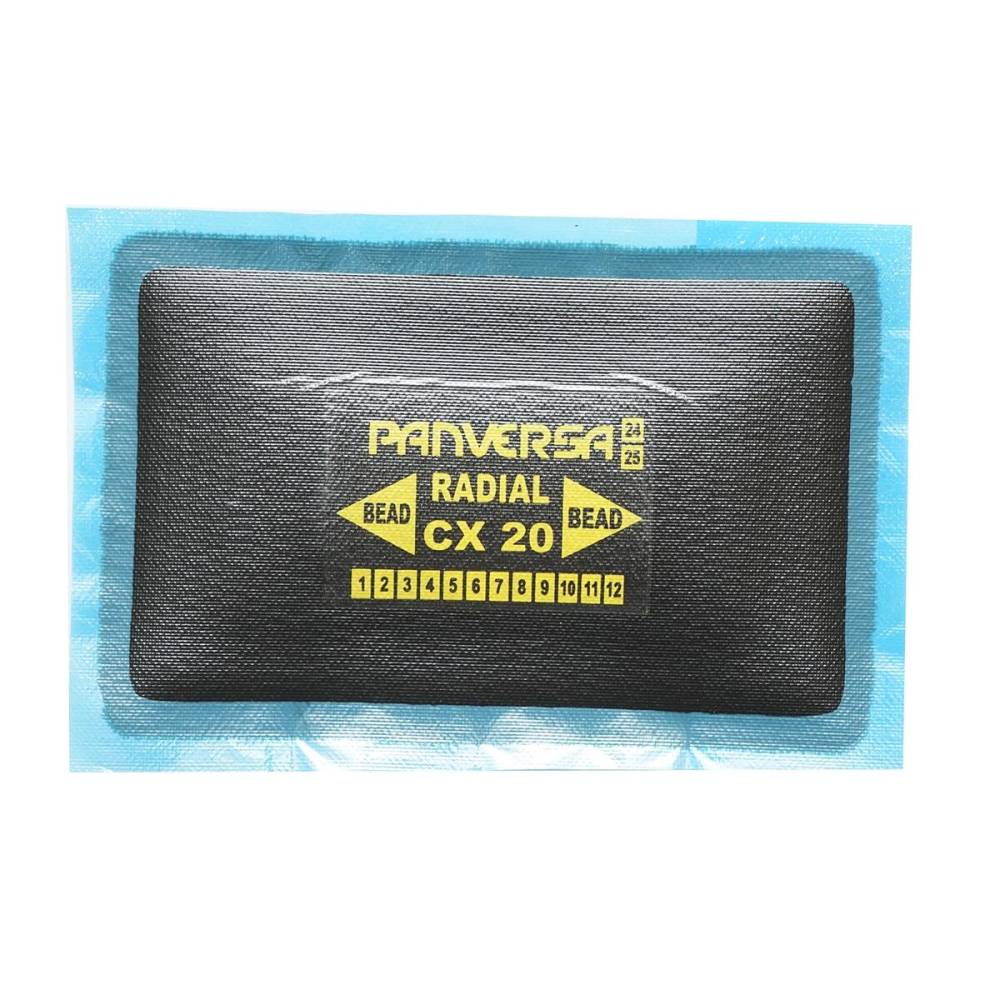 Petice vulcanizare pentru anvelope, radiale, 80x125mm, set/10buc, Panversa CX-20 rn86