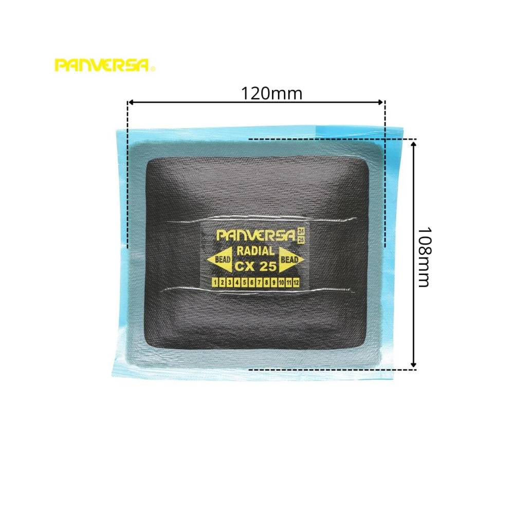 Petice vulcanizare pentru anvelope, radiale, 108x120mm, Panversa CX-25 rn87