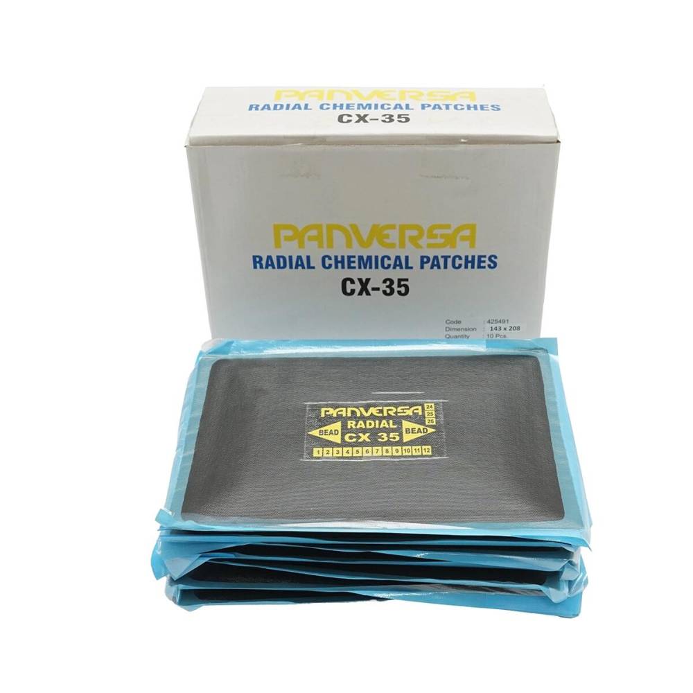 Petice vulcanizare pentru anvelope, radiale, 143x208mm, Panversa CX-35 rn88