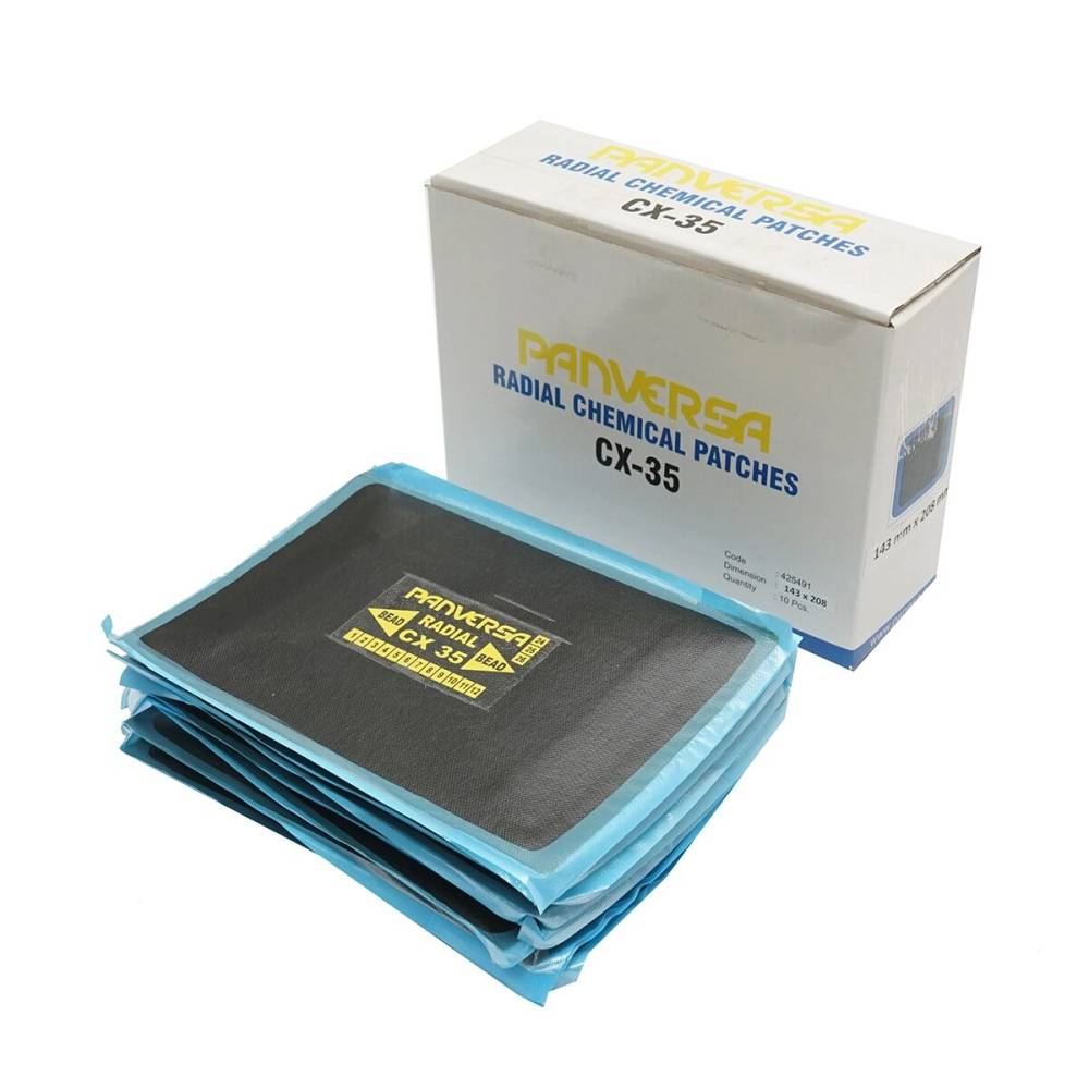 Petice vulcanizare pentru anvelope, radiale, 143x208mm, Panversa CX-35 rn88