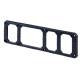 Lampa stop 450x139, 6 functii, cu ceata si mers inapoi, cu mufa 7pini, 24V, stanga, Heavy Duty LZD2856