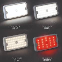 Lampa interior plafoniera 155x83, LED, 4 moduri de lumina, 12–24V, Fristom FT-162 LED TS ADR