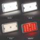 Lampa interior plafoniera 155x83, LED, 4 moduri de lumina, 12–24V, Fristom FT-162 LED TS ADR