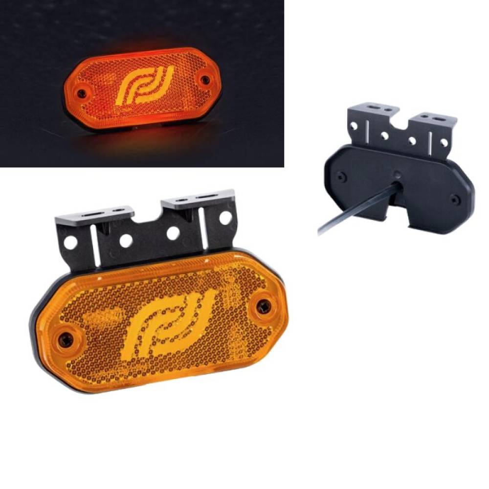Lampa gabarit 115x55, LED cu suport si Logo, Fristom FT-078 Z