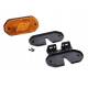 Lampa gabarit 115x55, LED cu suport si Logo, Fristom FT-078 Z