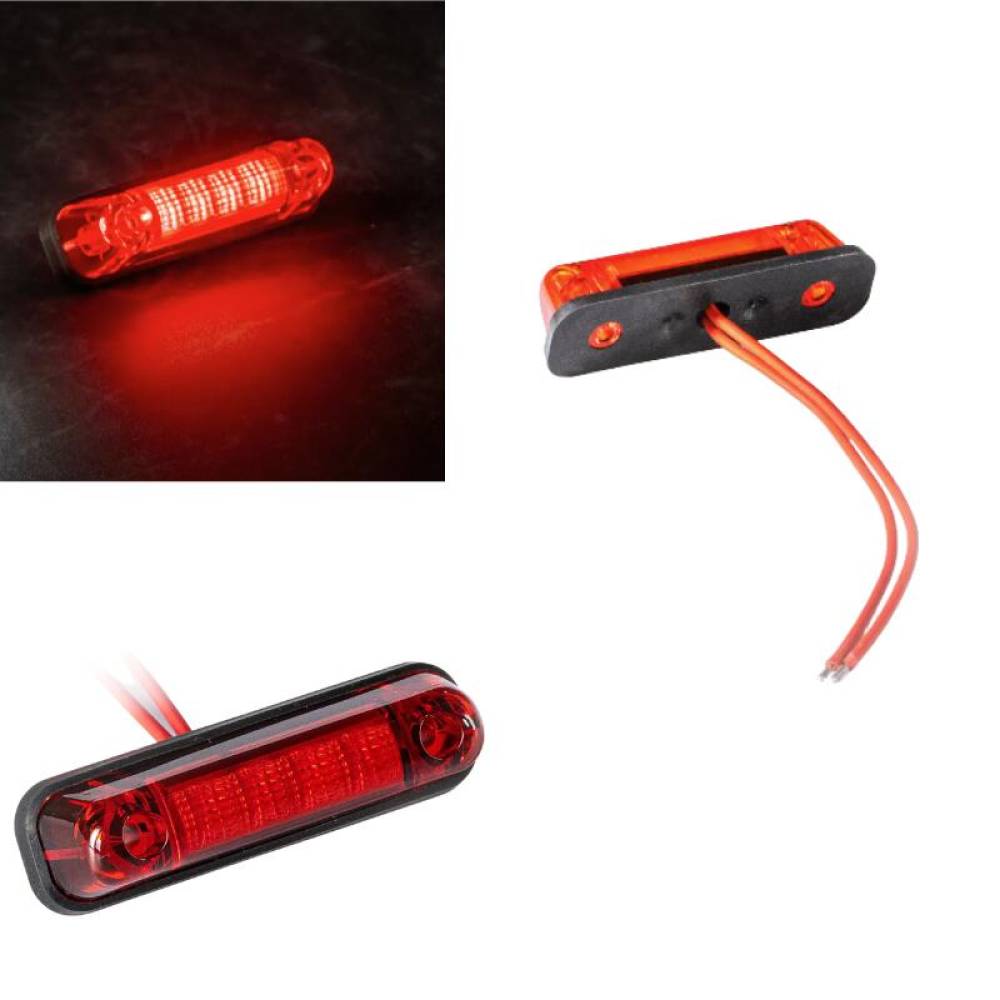 Lampa gabarit, 68x19, LED rosie, FT-081 C Led Fristom