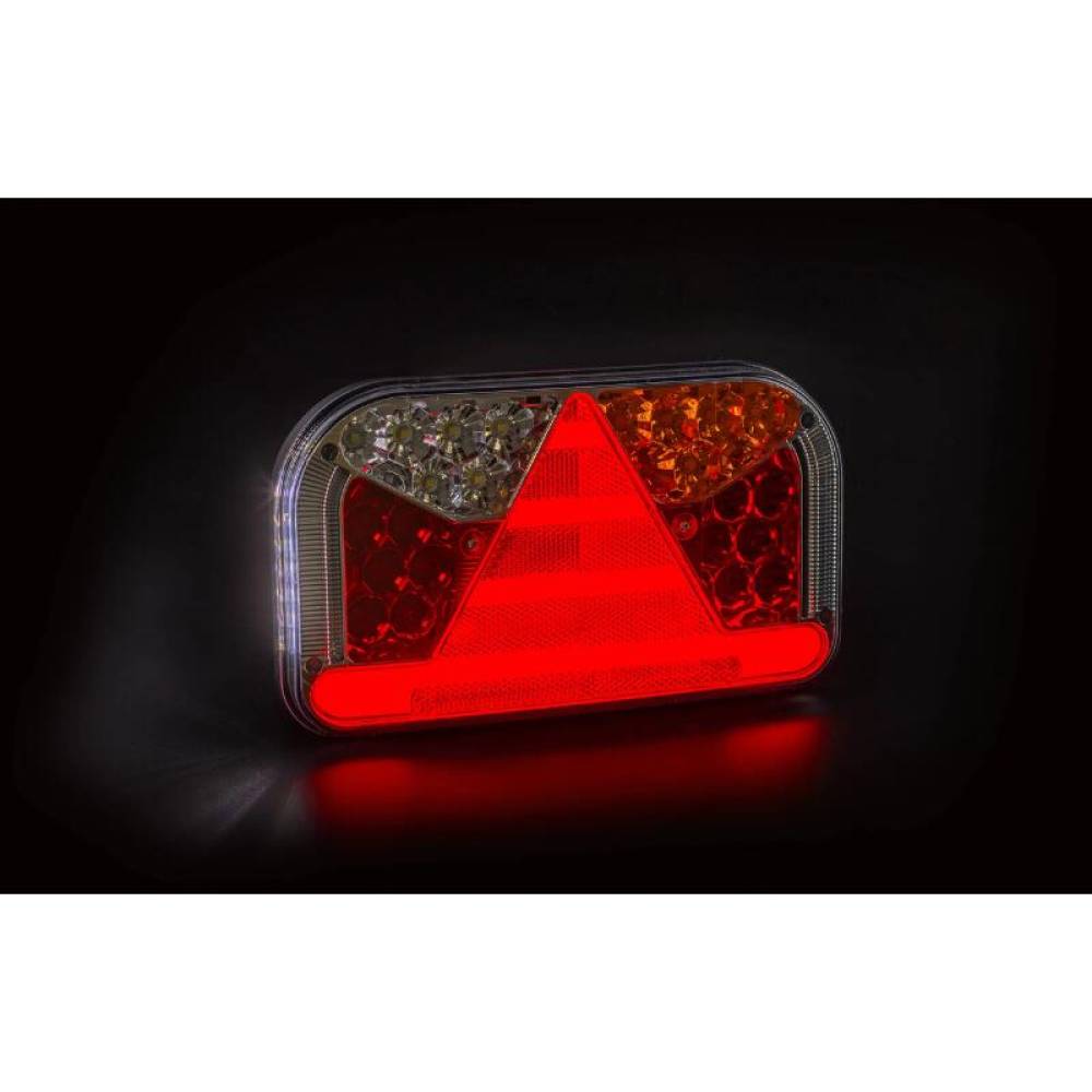 Lampa stop 240x140, LED, 5 functii, cu ceata, cu mufa 5 pini, stanga, FT-170 L NT SPKPM Bajonet Fristom