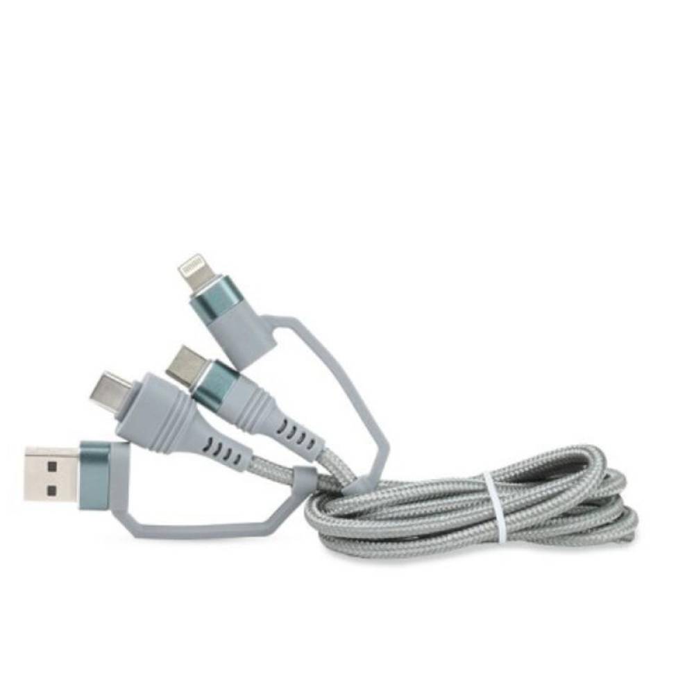 Cablu incarcator 4 in 1 multifunctional, USB TipC - 100W, cablu 1m, Automax 6117