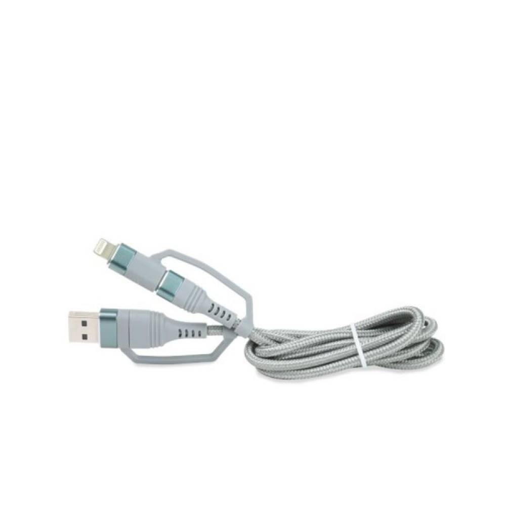 Cablu incarcator 4 in 1 multifunctional, USB TipC - 100W, cablu 1m, Automax 6117