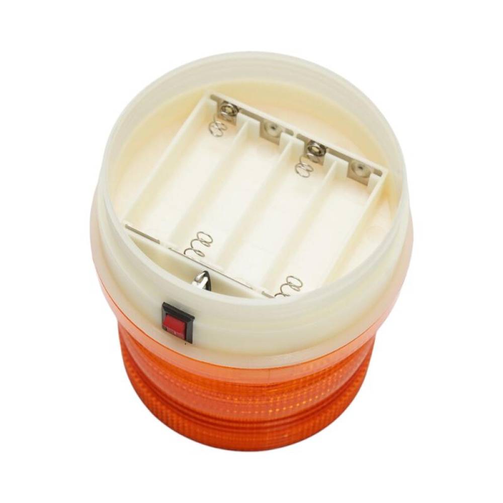 Girofar wireless Led galben, 6V, baterii 4xAA, cu talpa magnetica, TM63 