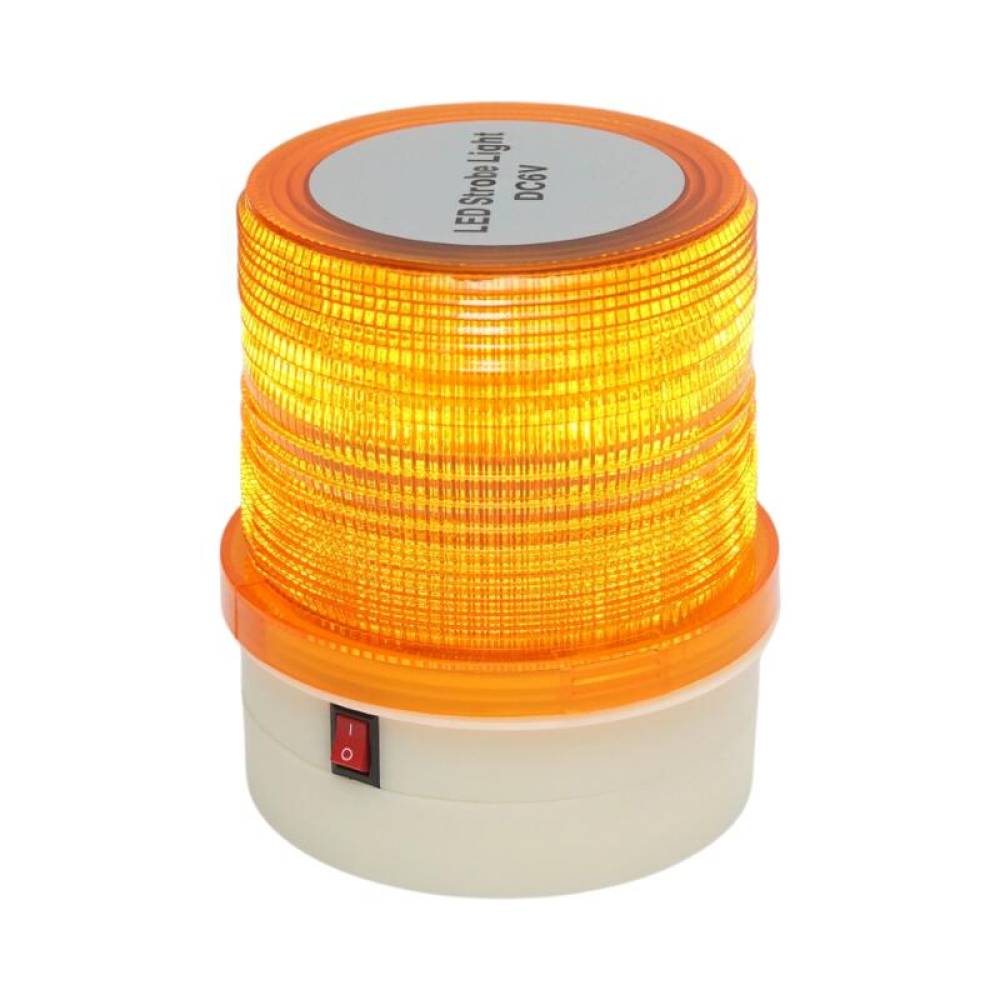 Girofar wireless Led galben, 6V, baterii 4xAA, cu talpa magnetica, TM63 
