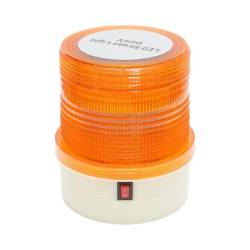 Girofar wireless Led galben, 6V, baterii 4xAA, cu talpa magnetica, TM63 