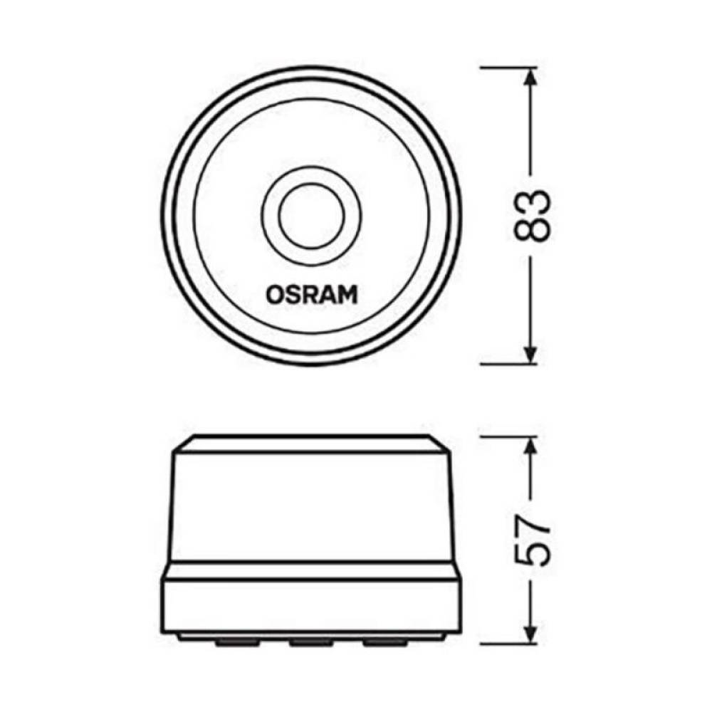 Girofar wireless Led, galben, Road Flare Signal V16, baterii 9V, baza magnetica, amax OSRAM LedSL102 Girofar wireless Led, galben, Road Flare Signal V16, baterii 9V, baza magnetica, amax OSRAM LedSL102