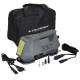 Compresor aer 12V/220V, cu lanterna, stroboscopic, 10bar, 25L/m, digital, autostop, Carmotion 63340