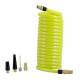 Compresor aer 12V, 10bar, 150psi, 60L/min, 180w, 2 pistoane, furtun spiralat, Carmotion 63341