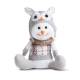 Decoratiune de Craciun, Figurina Om de zapada cu caciula, 30cm, 58729B