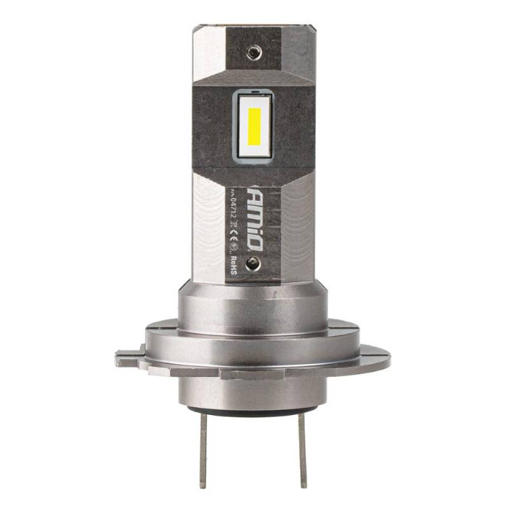 Set 2 becuri, H7 / H18, 2 Led-uri, 12V, 30W, 2710lm, 6000k, AMIO 04712 Set 2 becuri, H7 / H18, 2 Led-uri, 12V, 30W, 2710lm, 6000k, AMIO 04712
