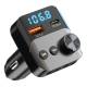 Transmitator FM MP3, 2×USB, QC3, PD36W, 12V-24V, Amio 04647