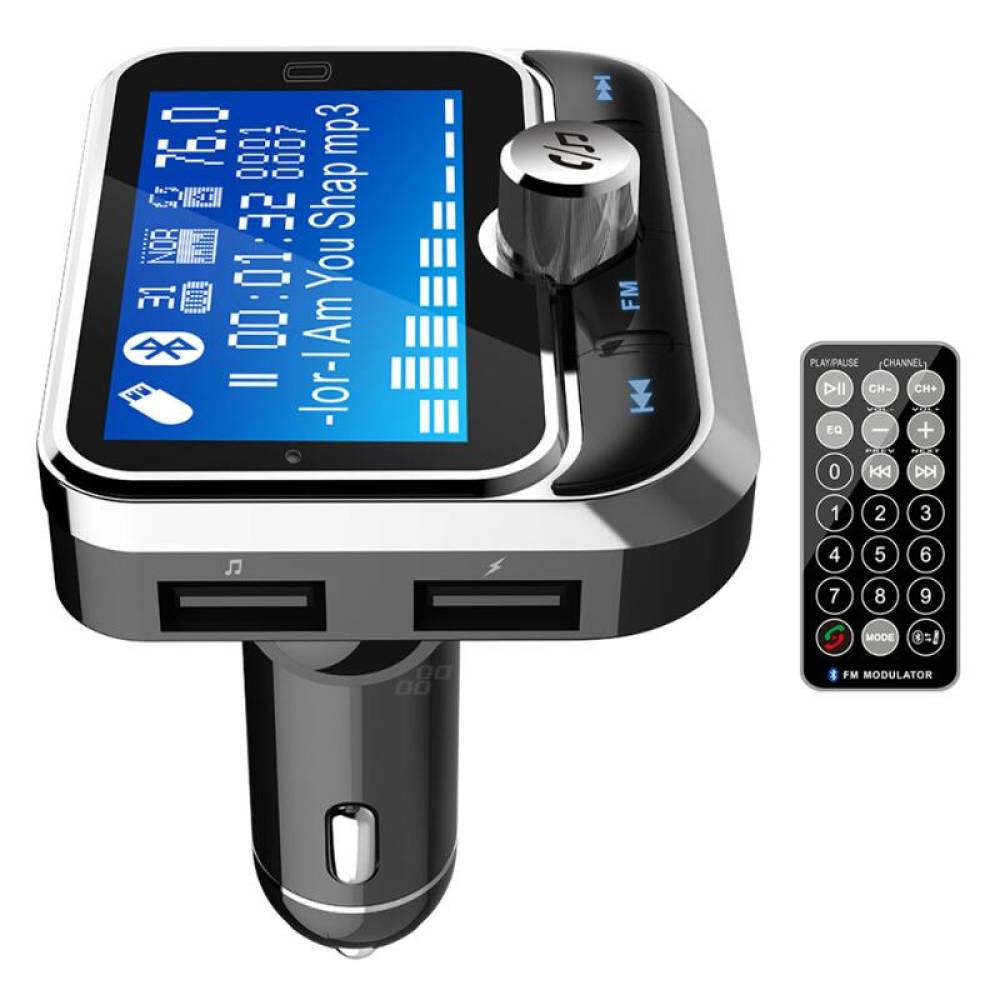 Transmitator FM, MP3, 2×USB, cu telecomanda, 12-24V, Amio 04657 Transmitator FM, MP3, 2×USB, cu telecomanda, 12-24V, Amio 04657