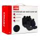 Set 9 huse auto universale, neagru cu albastru, Dynamic Blue Amio 04618