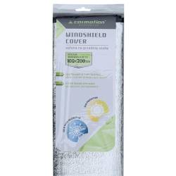 Protectie parbriz exterior, vara-iarna, antiinghet, 100x200cm, cu 2 clapete 25 cm, Carmotion 58552