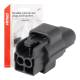 Set mufa conector cu 2 pini, set mama-tata, Econoseal Japan, impermeabila, Amio 04346