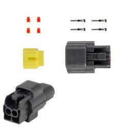 Set mufa conector cu 2 pini, set mama-tata, Econoseal Japan, impermeabila, Amio 04346