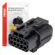 Set mufa conector cu 6 pini, set mama-tata, Econoseal Japan, impermeabila, AMIO 04351
