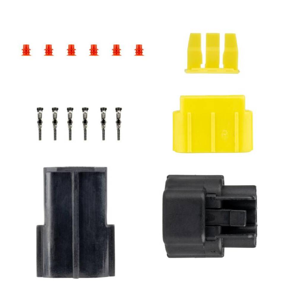 Set mufa conector cu 3 pini, set mama-tata, Econoseal Japan, impermeabila, AMIO 04347