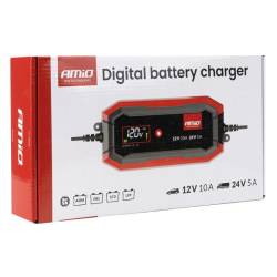 Redresor digital, 10A, 12-24V, AGM, GEL, STD, LiFePo4 LFP PRO, AMIO 04528 Redresor digital, 10A, 12-24V, AGM, GEL, STD, LiFePo4 LFP PRO, AMIO 04528