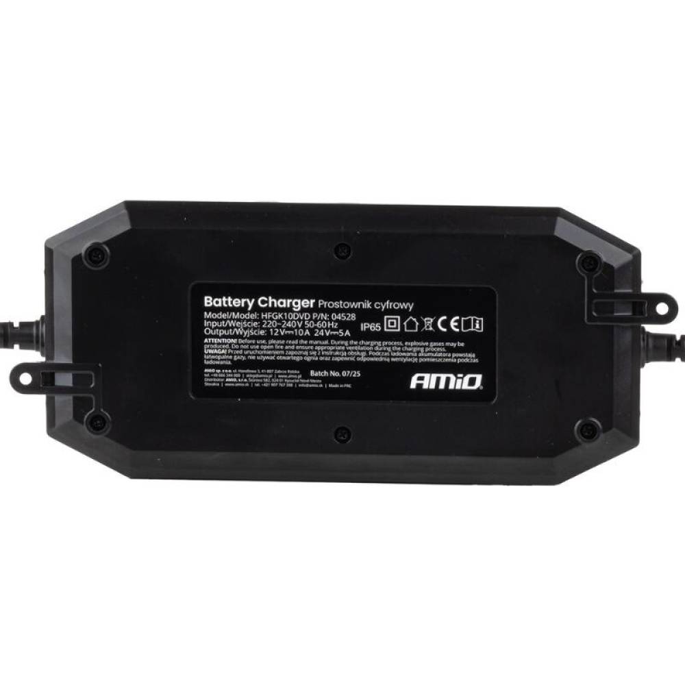 Redresor digital, 10A, 12-24V, AGM, GEL, STD, LiFePo4 LFP PRO, AMIO 04528